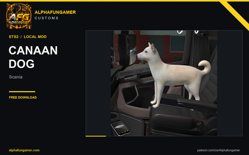 Local Mod Canaan Dog for Scania – Alphafungamer Customs