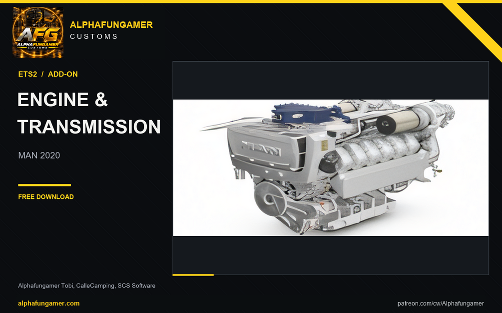 MAN 2020 Engine & Transmission – Alphafungamer Customs