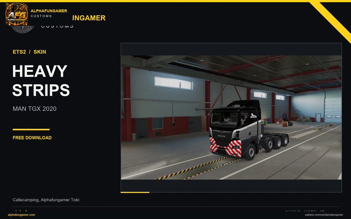 Man TGX 2020 Heavy Strips 1.0 – Alphafungamer Customs